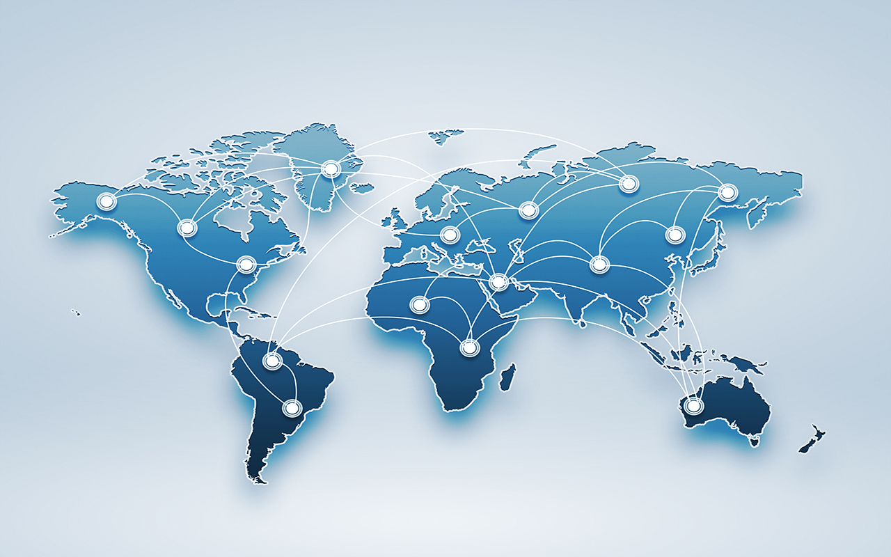 1280 x 800 World Map